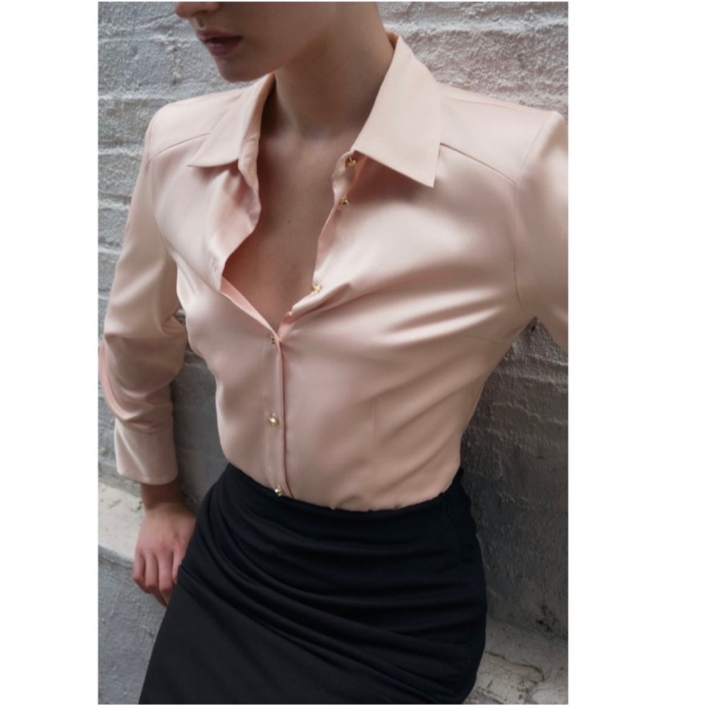 Zara Satin Bodysuit NWT